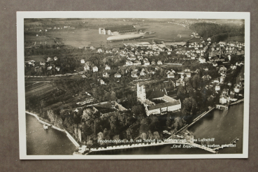Ansichtskarte AK Friedrichshafen a B 1905-1930 Schloss Luftschiff Graf Zeppelin